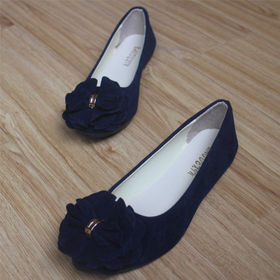 Női Balett Lakások Tavaszi Őszi divat Balerina Lapos Cipők Női Édes Virágos Lábbeli Sapatos Feminino Zapatillas Mujer