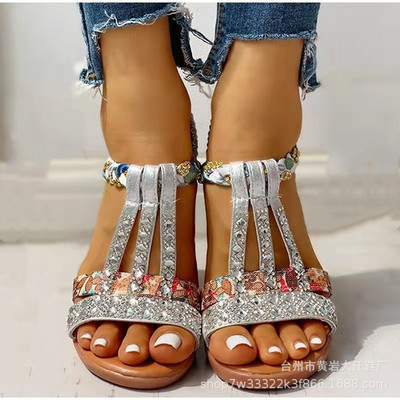 2023 Sandale Femei Vară Platformă Sandale Pene Femei Pantofi Plaja