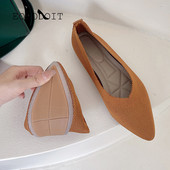 EOEODOIT Jarné letné balerínky Dámske espadrilky Mäkké pletené tenisky so špicatou špičkou, plochý podpätok, mokasíny, lodičky