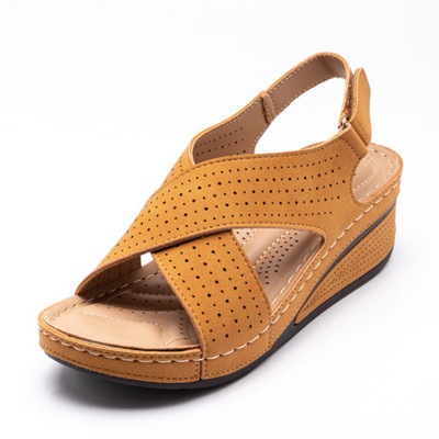 Sieviešu sandales, 2022. gada vasara, ķīļveida apavi sievietēm.