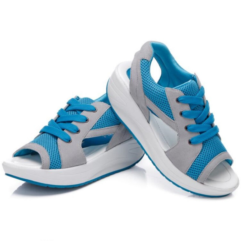 Uued naiste sandaalid 2023 Uued naiste platvormiga paksud sandaalid Mugavad naiste sandaalid, avatud ninaga vabaajaspordijalatsid, suurus 42