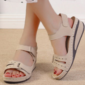 Cipők Nyári Női Szandál Nyitott Orrú Női Szandálok Platform szandálok Női Könnyű Kényelmes Lapos Zapatillas Mujer