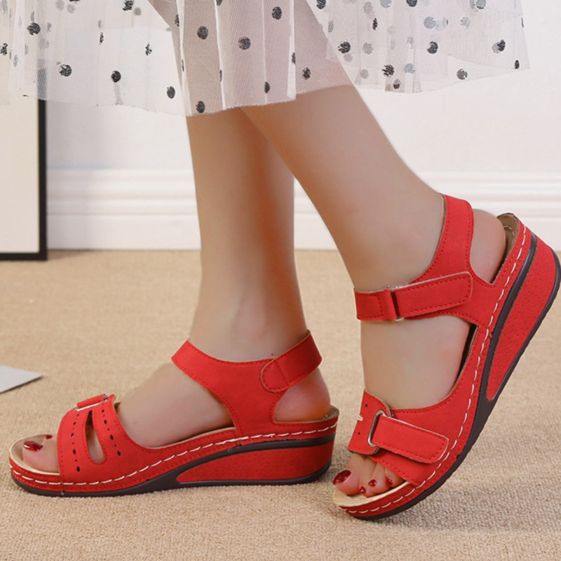 Cipők Nyári Női Szandál Nyitott Orrú Női Szandálok Platform szandálok Női Könnyű Kényelmes Lapos Zapatillas Mujer