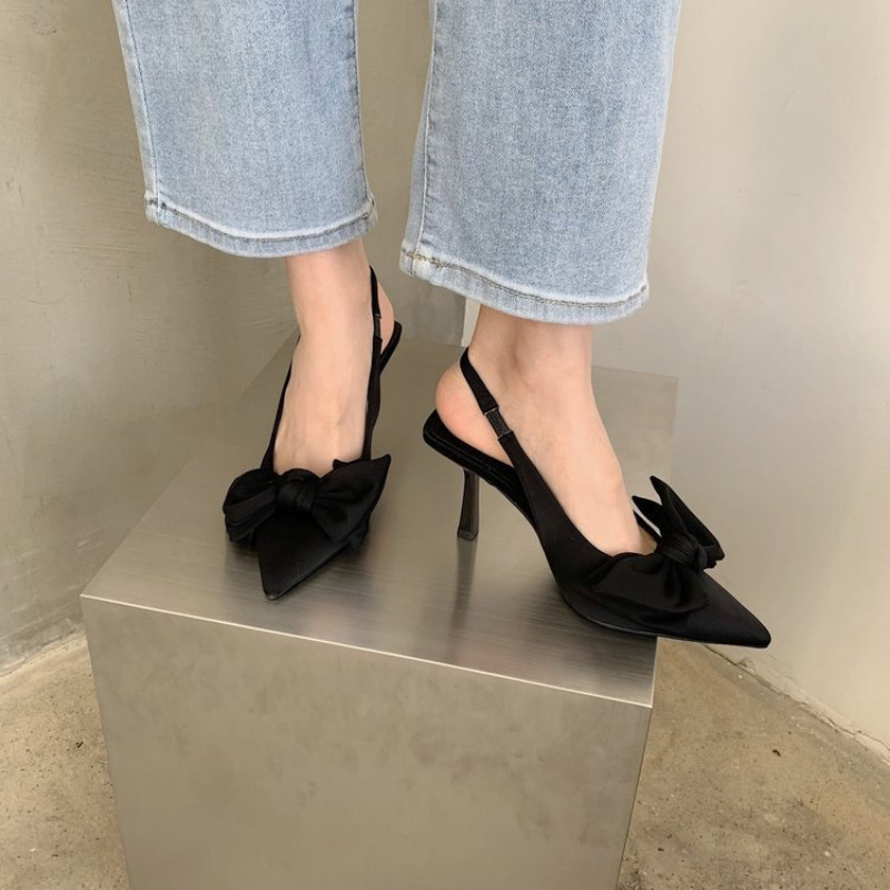 2023, brand de vară, sandale pentru femei, pantofi de modă, cu vârf ascuțit, pantofi rochii elegante, cu pantofi