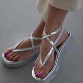 Sandale pentru femei New Fad Platformă Pantofi de vară Pantofi cu vârf deschis 2023 Pantofi groși Rochie Papuci Casual Femei Sandale Flip-flops