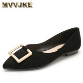 MVVJKE Επωνυμία Ladies Flock Plain Flat Παπούτσια Μπαλέτα σχεδιαστών Παπούτσια φορέματος με μυτερά μύτη Κομψά OL πτυσσόμενα φλατ Γυναικεία παπούτσια σε ρολό