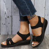 Sieviešu sandales, 2023. gada vasara, elpojošas modes, jaunas, neslīdošas pludmales sandales, mīkstas sieviešu apavi, sieviešu apavi