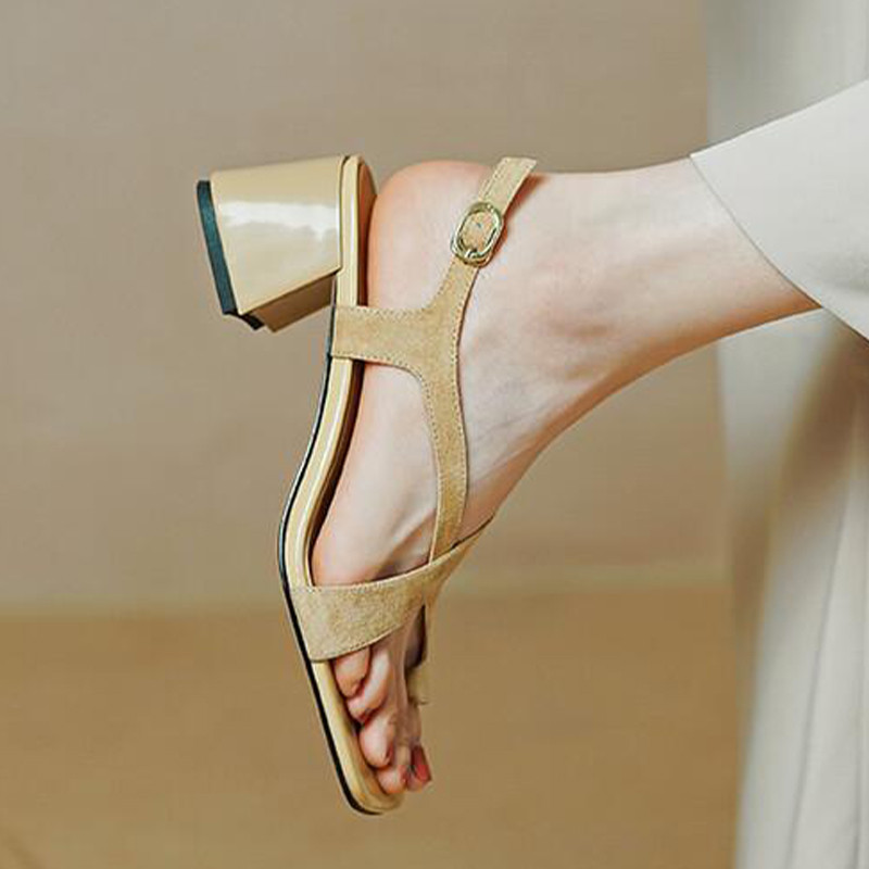 Nové značkové dámske sandále na strednom podpätku, letné topánky 2023, dizajnérske párty, hrubé topánky, šaty, sexi módny trend, svadobné lodičky, ženské tenisky.