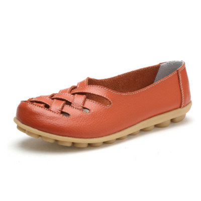 Nyári lapos cipő Női klasszikus kiváló minőségű csónakcipő Kényelmes és légáteresztő cipő