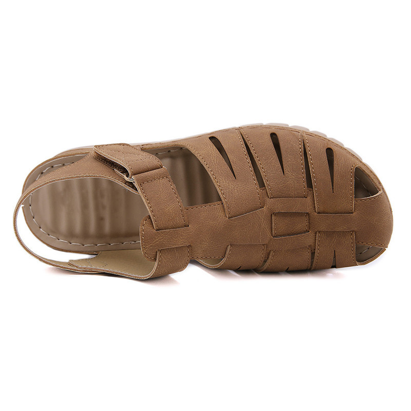 MVVJKE Dámske módne ortopedické sandále, ležérne dámske topánky na platforme, sandále na platforme, dámske retro topánky