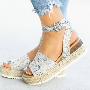 Wedges Shoes Γυναικεία Ψηλοτάκουνα Σανδάλια Καλοκαιρινά Παπούτσια 2019 Flip Flop Chaussures Femme Platform Σανδάλια Plus Size 35-43 Sandalias