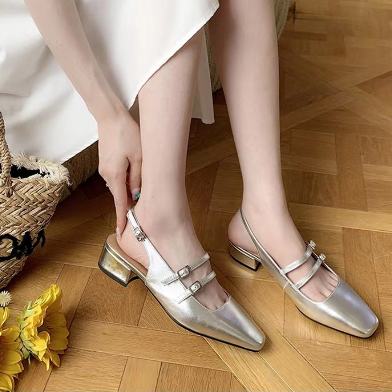 Pantofi Lolita 2023, pantofi mari la modă, pantofi Marie Jane, sandale de vară pentru femei, papuci de petrecere, rochie, pantofi pentru femei