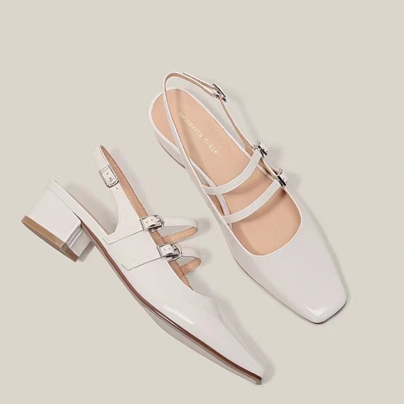 Pantofi Lolita 2023, pantofi mari la modă, pantofi Marie Jane, sandale de vară pentru femei, papuci de petrecere, rochie, pantofi pentru femei