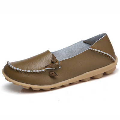 Sieviešu plakanie dabīgās ādas apavi Sieviešu zempapēžu kurpes Oksfordas medmāsas mokasīni, baleta kurpes Sieviešu espadrilles.