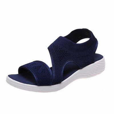 Sandalai Moteriški batai Vasariniai atviri moteriški sandalai Kvėpuojantys moteriški batai lauko paplūdimio pleištiniai sandalai Patogūs Zapatillas Mujer