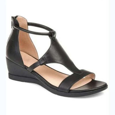 Moteriškos vasaros basutės 2021 m. vidutinio aukšto aukštakulniai batai, moteriški vintažinė PU oda didesnio dydžio gladiatorius Sandalias Mujer Sapato Feminino