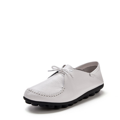 Dámske ploché topánky z pravej kože, mokasíny s mäkkou podrážkou, ležérne ploché topánky pre ženy, študentky, oxfordské topánky, ženské topánky.