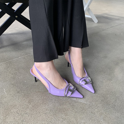 Primavara/Vara Pantofi de dama Moda eleganti Pompe de dama Toc inalt Pantofi de dama Sandale de femeie cu toc Pantofi de nunta de petrecere