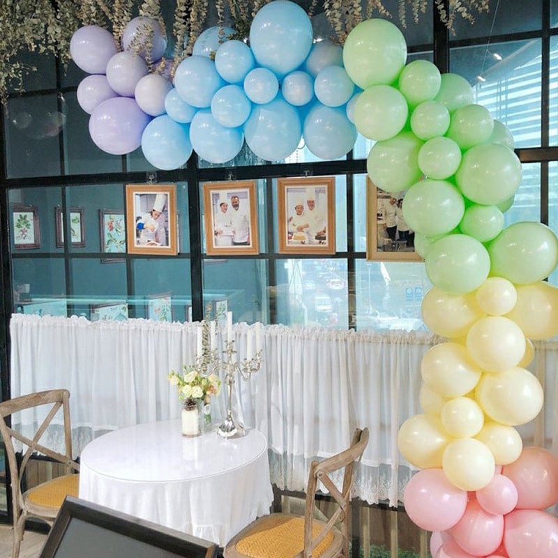 11 auku, 2–10 tolli õhupalli suuruskarp Õhupallid Aksessuaarid Õhupallimõõtur Tööriistad Õhupallikaared Pulma-sünnipäevapeo kaunistused