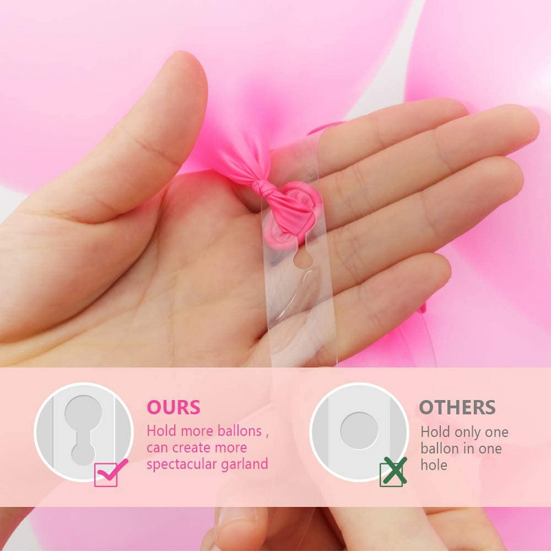 11 auku, 2–10 tolli õhupalli suuruskarp Õhupallid Aksessuaarid Õhupallimõõtur Tööriistad Õhupallikaared Pulma-sünnipäevapeo kaunistused