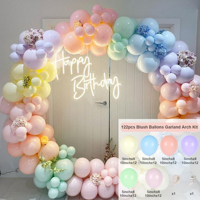 Avokaadoroheline õhupall Garland Arch Kit Pulmaõhupalli Sünnipäevapeo Dekoratsioon Lastele Baby Shower Gloobused Konfettid Lateks Ballon