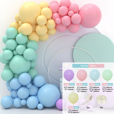 Avokaadoroheline õhupall Garland Arch Kit Pulmaõhupalli Sünnipäevapeo Dekoratsioon Lastele Baby Shower Gloobused Konfettid Lateks Ballon