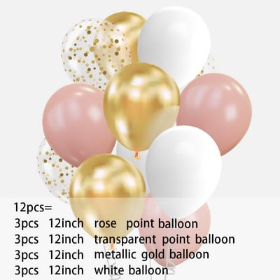 Decorare arc cu baloane Lanț de baloane Ghirlanda de baloane pentru nuntă Decorarea fundalului pentru baby shower Accesorii pentru baloane