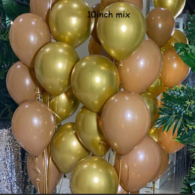 40db 10 hüvelykes avokádó zöld bőrszínű latex léggömbök babazuhany esküvői dekoráció fémes arany gömbök születésnapi parti kellékek