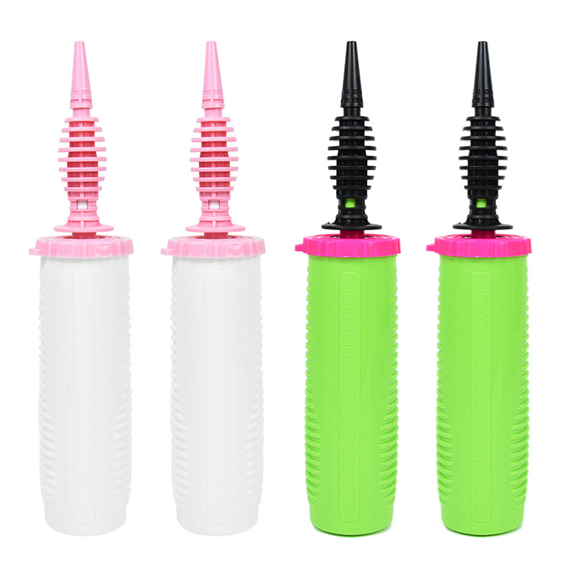 Pompă pentru baloane de înaltă calitate, umflator de aer, împingere manuală, accesorii portabile utile pentru baloane, pentru nuntă, petreceri de naștere, furnituri de decor