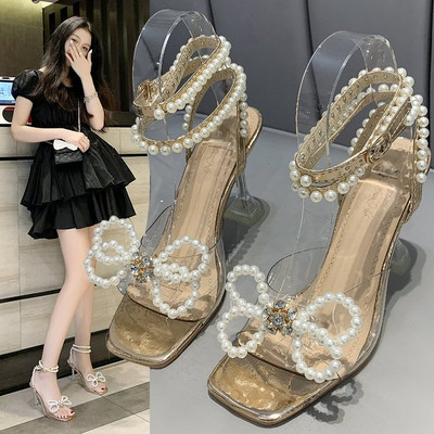 Naiste kingad 2022 kevadsuvi uued sandaalid, kontsanööbid, tüdrukute kõrged kontsad, Chaussure Femme Zapatos Mujer