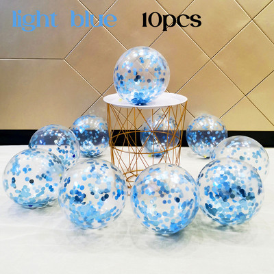 Baloni od 10/20 zvjezdica, konfeti, metalni konfeti, lateks, prozirni baloni, Baby Shower, rođendanska zabava, kuglica za dekoraciju vjenčanja Globo