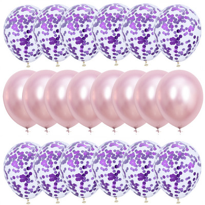 Baloni od 10/20 zvjezdica, konfeti, metalni konfeti, lateks, prozirni baloni, Baby Shower, rođendanska zabava, kuglica za dekoraciju vjenčanja Globo