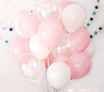 12tk/partii Roosa Lateks Balloon Chrome Red Hot Pink Hõbedane Metall Balloon Baby Shower Sünnipäevapeo Pulmadekoratsioonid Air Globos