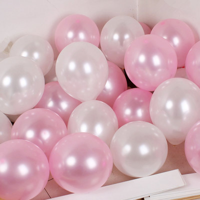 12tk/partii Roosa Lateks Balloon Chrome Red Hot Pink Hõbedane Metall Balloon Baby Shower Sünnipäevapeo Pulmadekoratsioonid Air Globos