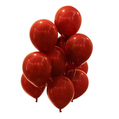 12tk/partii Roosa Lateks Balloon Chrome Red Hot Pink Hõbedane Metall Balloon Baby Shower Sünnipäevapeo Pulmadekoratsioonid Air Globos