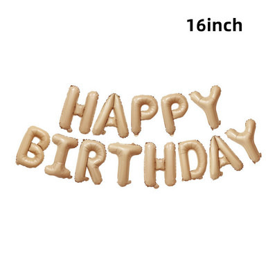 40 hüvelykes krémszínű léggömbök koronás fóliával 1 2 3 4 5 6 születésnapi esküvői parti dekoráció Babazuhany Air Helium Globos