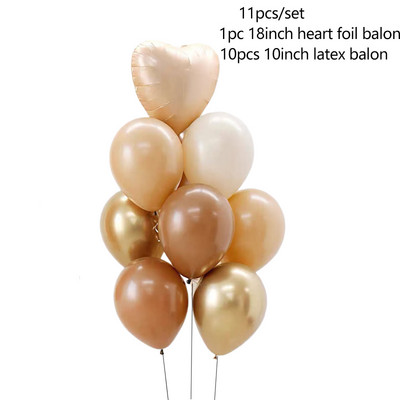 40 hüvelykes krémszínű léggömbök koronás fóliával 1 2 3 4 5 6 születésnapi esküvői parti dekoráció Babazuhany Air Helium Globos