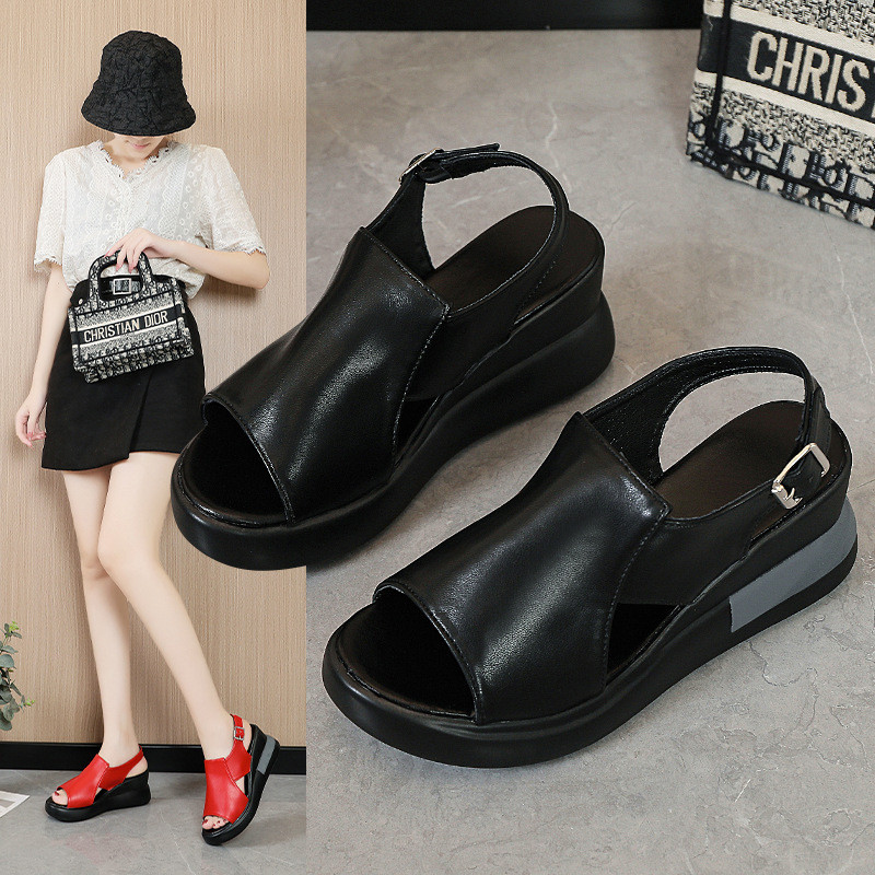 Modes sieviešu sandales sieviešu 2022. gada apavi Sieviešu platformas sandales Sieviešu jaunas vasaras plakanas ikdienas Gladiatora sandales Bezmaksas piegāde