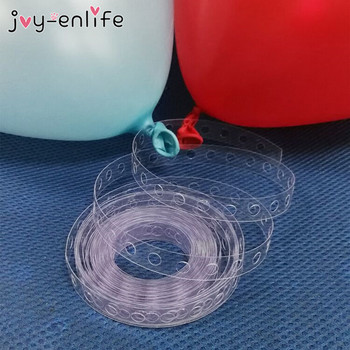 JOY-ENLIFE 5M Ballons Αξεσουάρ Μπαλόνι Αλυσίδα 110 Τρυπών Μπαλόνια Γάμου Γενέθλια Κορδέλα σκηνικό Διακόσμηση Αξεσουάρ σφραγίδων