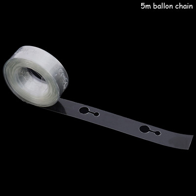 JOY-ENLIFE 5M õhupallide aksessuaarid Õhupallikett 110 auguga Pulma sünnipäeva õhupallid Lint taustadekoratsiooni kaunistus pitseri tarvikud