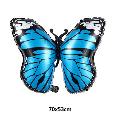 Μεγάλα μπαλόνια με φύλλο αλουμινίου πεταλούδα Πολύχρωμο μπαλόνι πεταλούδα Διακοσμήσεις γάμου γενεθλίων Baby Shower Globos Παιδικό παιχνίδι