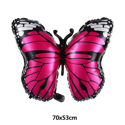 Μεγάλα μπαλόνια με φύλλο αλουμινίου πεταλούδα Πολύχρωμο μπαλόνι πεταλούδα Διακοσμήσεις γάμου γενεθλίων Baby Shower Globos Παιδικό παιχνίδι