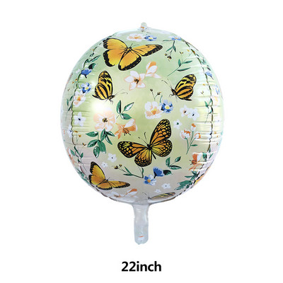 Μεγάλα μπαλόνια με φύλλο αλουμινίου πεταλούδα Πολύχρωμο μπαλόνι πεταλούδα Διακοσμήσεις γάμου γενεθλίων Baby Shower Globos Παιδικό παιχνίδι