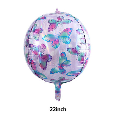 Μεγάλα μπαλόνια με φύλλο αλουμινίου πεταλούδα Πολύχρωμο μπαλόνι πεταλούδα Διακοσμήσεις γάμου γενεθλίων Baby Shower Globos Παιδικό παιχνίδι