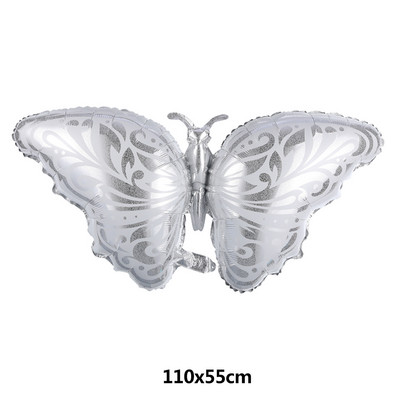 Μεγάλα μπαλόνια με φύλλο αλουμινίου πεταλούδα Πολύχρωμο μπαλόνι πεταλούδα Διακοσμήσεις γάμου γενεθλίων Baby Shower Globos Παιδικό παιχνίδι