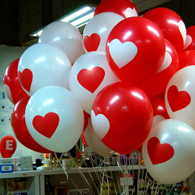 10τμχ/παρτίδα 12 ιντσών Red Love Heart μπαλόνια λατέξ εξομολόγηση γάμου Διακόσμηση Αέρα Μπαλόνι Δώρο γάμου Μπάλα ηλίου