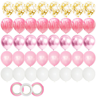 40db 12 hüvelykes lila latex levegős hélium léggömbök kislány születésnapi parti díszek gyerekeknek sellő felnőtteknek esküvő