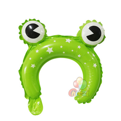 20db aranyos állat tiara fejpánt léggömb béka panda róka tigris macska baba zuhany gyerek játék Boldog születésnapot esküvői parti dekoráció