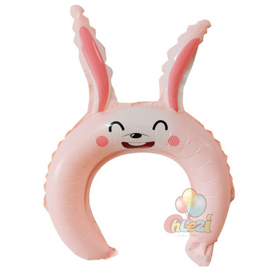 20db aranyos állat tiara fejpánt léggömb béka panda róka tigris macska baba zuhany gyerek játék Boldog születésnapot esküvői parti dekoráció