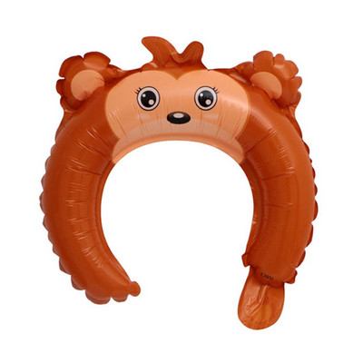 20db aranyos állat tiara fejpánt léggömb béka panda róka tigris macska baba zuhany gyerek játék Boldog születésnapot esküvői parti dekoráció